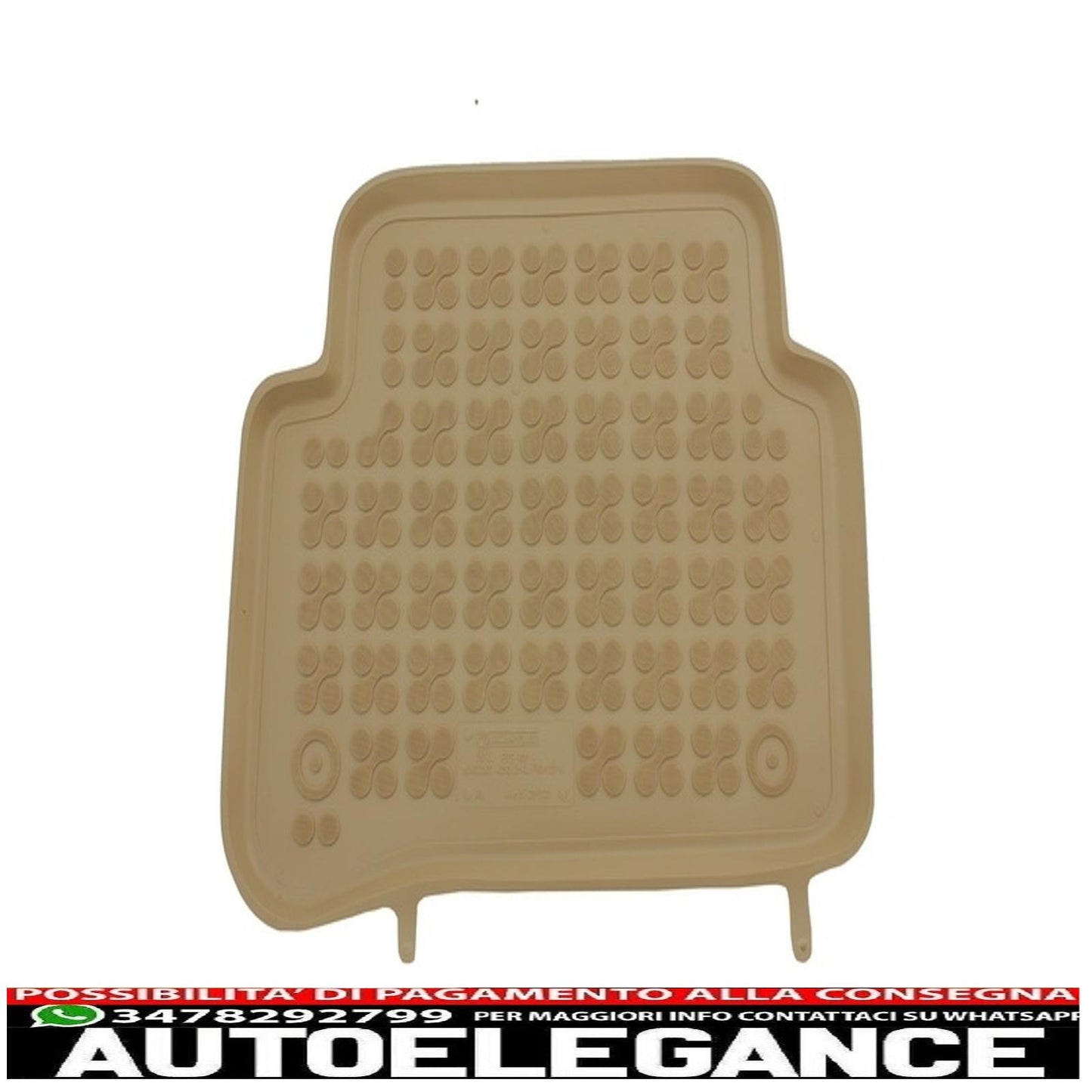 Beige rubber mat suitable for mercedes-benz w213 e-class 2016-