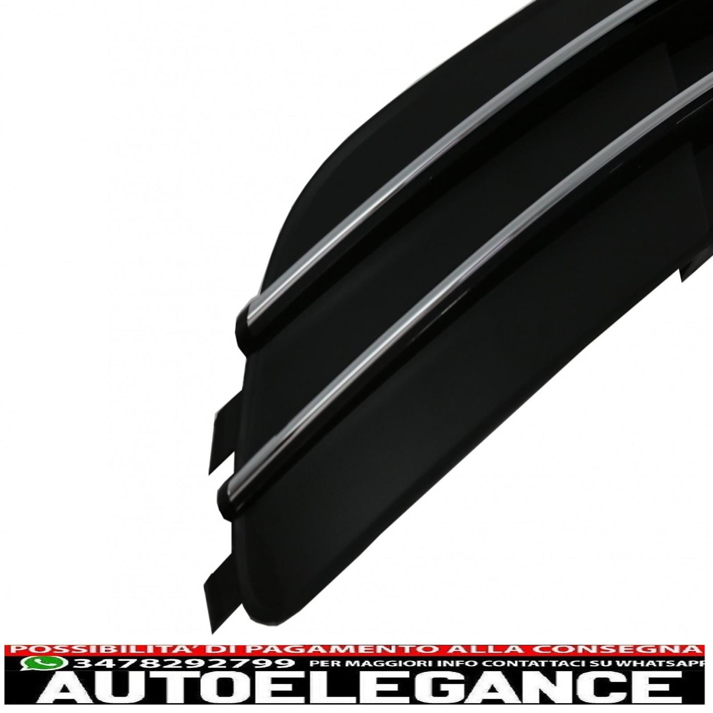 lower bumper grille covers side grills fit for audi a6 c7 4g (2012-2015) without acc