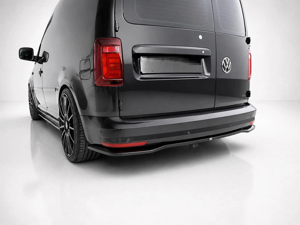 👉Splitter posteriore per Volkswagen Caddy MK4 (2015-2020) in ABS nero lucido👈