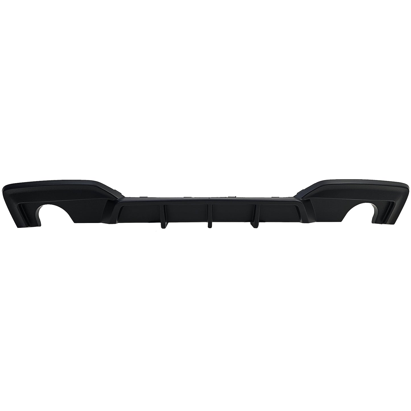 DIFFUSORE POSTERIORE 1+1 ADATTO PER BMW SERIE 6 F12 F13 F06 LOOK NERO OPACO