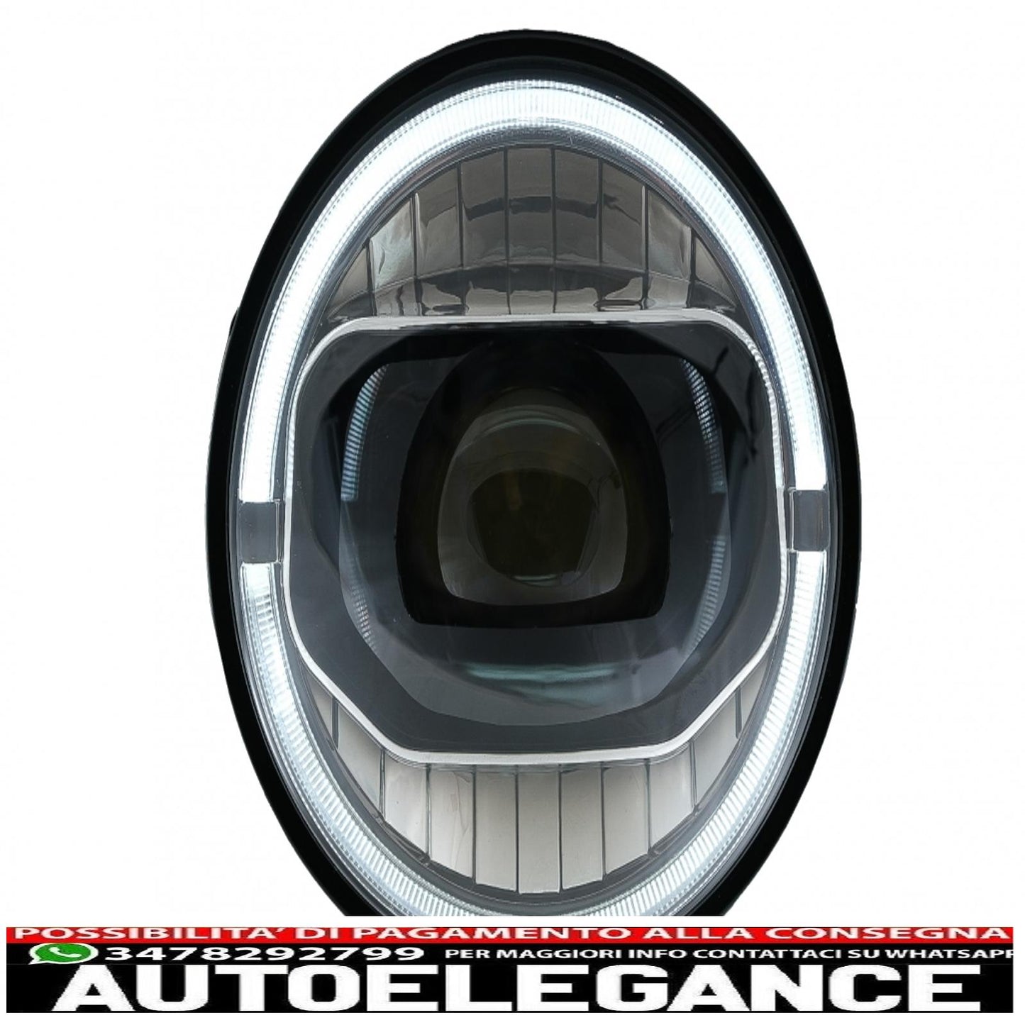7 Inch Cree LED Headlights Drl Angel Eye Amber Fit For Jeep Wrangler JK (2007-2017) Conversion To 2018+ Model