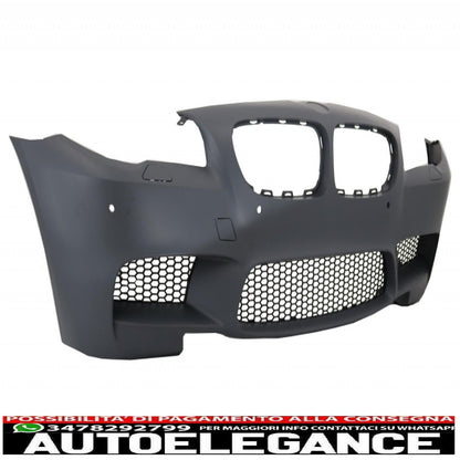 kit carrozzeria adatto per bmw serie 5 f10 (2011-2017) lci e nonlci m5 design con diffusore d'aria pdc sra