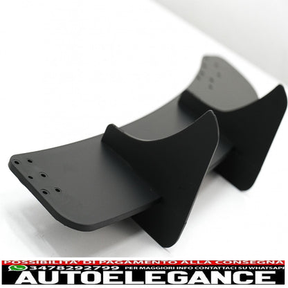 Splitter estensione paraurti posteriore per diffusore aria adatto a vw golf vi 6 r20 (2008-2013) nero