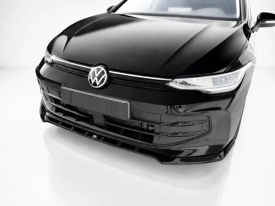 👉Splitter anteriore per Volkswagen Golf MK8 facelift (2024-) ABS nero lucido👈