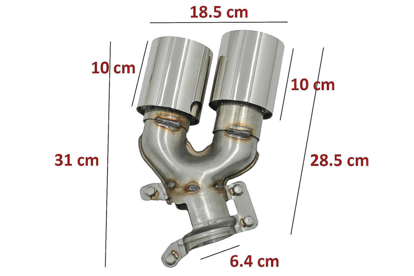 Punte scarico per BMW 5 G30 G31 G38 16-20 6 G32 16-20 540i look cromato-mostra il titolo originaleTesto originaleAuspuff Tipps für BMW 5 G30 G31 G38 16-20 6 G32 16-20 540i Look Chrom