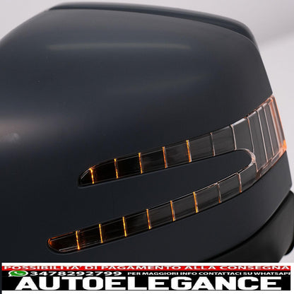 Complete Mirror Assembly for Mercedes G W463 89-18 SMD LED Lights Black - show original titleOriginal textComplete Mirror Assembly for Mercedes G W463 89-18 SMD LED Lights Black