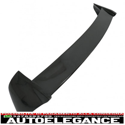 Trunk Roof Spoiler Fit For Porsche Cayenne 958 II SUV (2015-2017) Carbon Fiber 