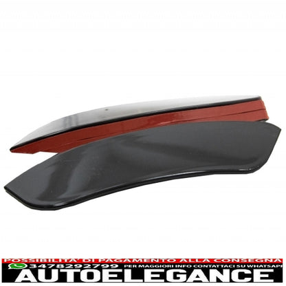 kit alette paraurti anteriore alette laterali adatto a mercedes classe a w177 v177 (04.2018-up) a35 design black edition