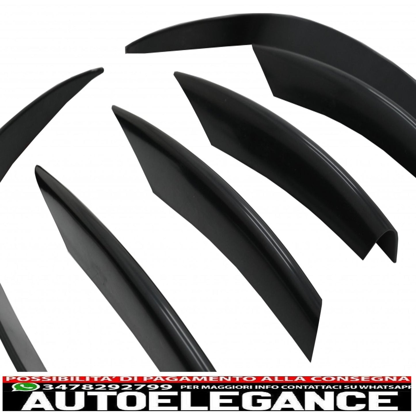 Front Bumper Splitter Wings Aerodynamic Flaps Fit For Mercedes C Class W205 S205 C205 A205 Facelift (2019-up) C43 Design