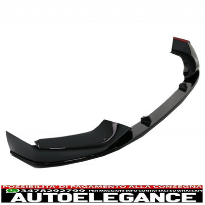 Labbro spoiler paraurti con diffusore ed estensione minigonne laterali adatto per bmw serie 5 g30 limousine g31 touring (2017-2019) m design sportivo