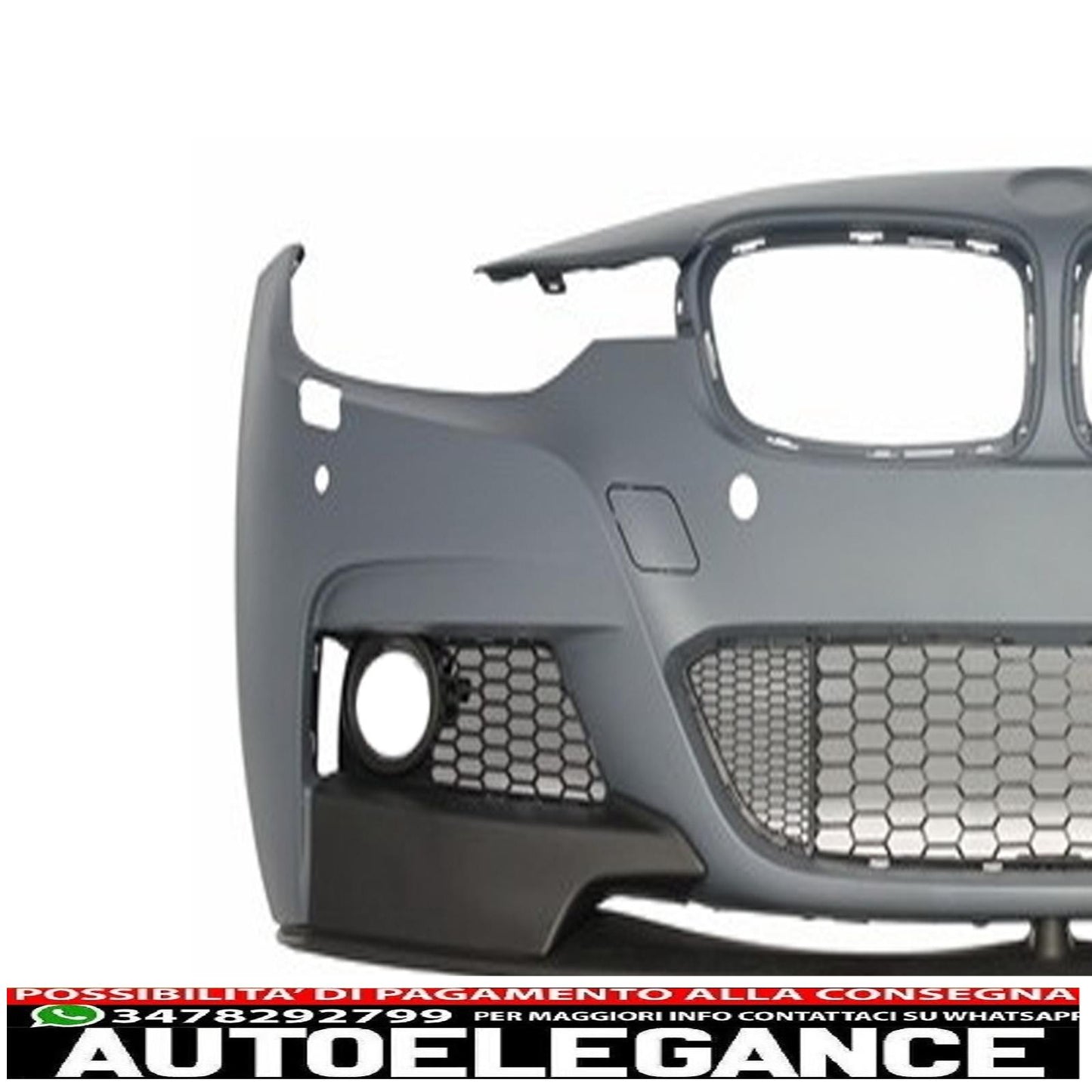 complete body kit suitable for BMW F30 (2011-up) single exhaust outlet in m-performance design 