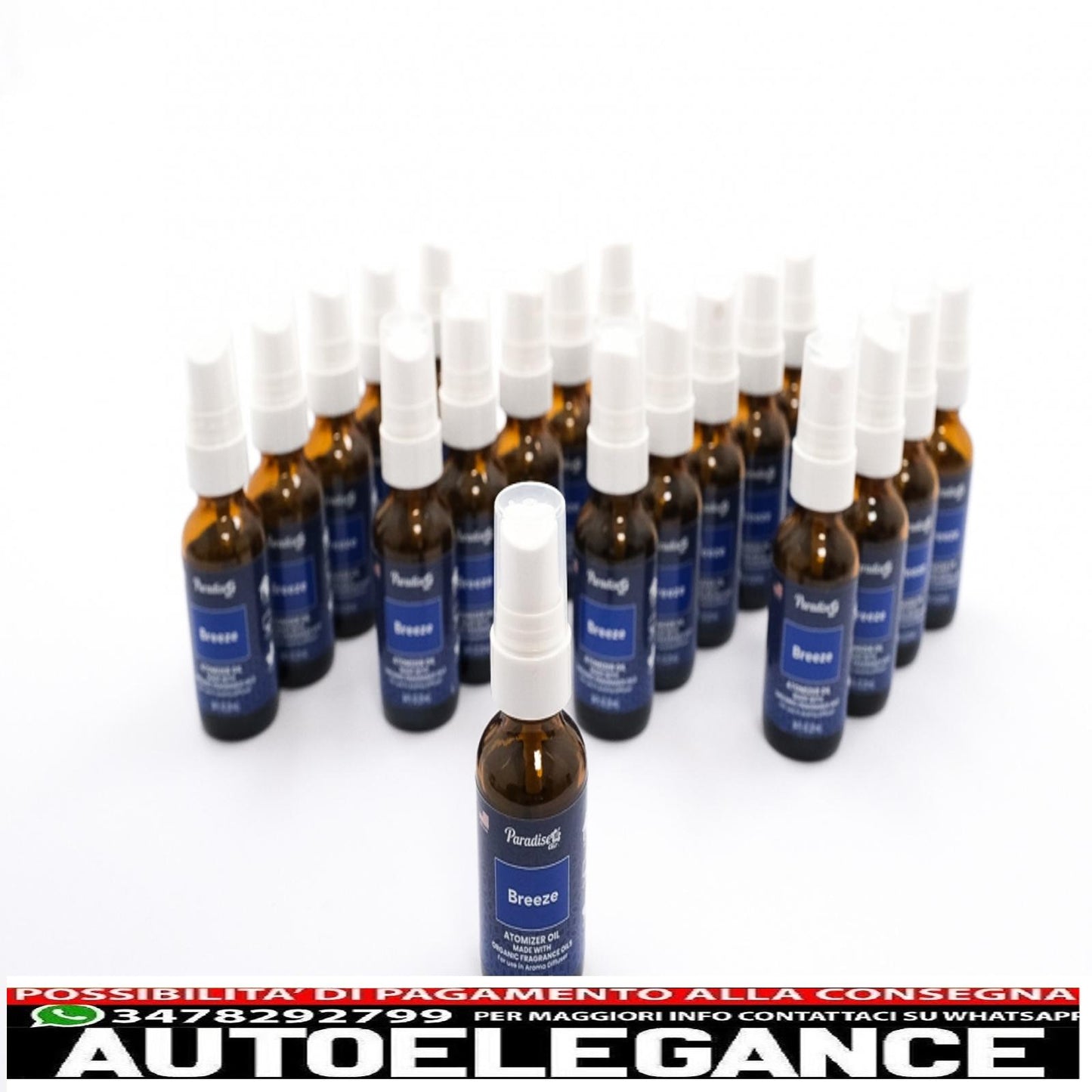 Paradise Air Fresh atomizzatore olio deodorante spray 25 ml Brezza 25 unità diffusore di aromi