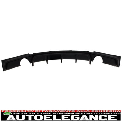 spoiler paraurti posteriore mantovana diffusore doppia uscita scarico singolo adatto per bmw serie 3 f30 f31 (2011-2019) m design