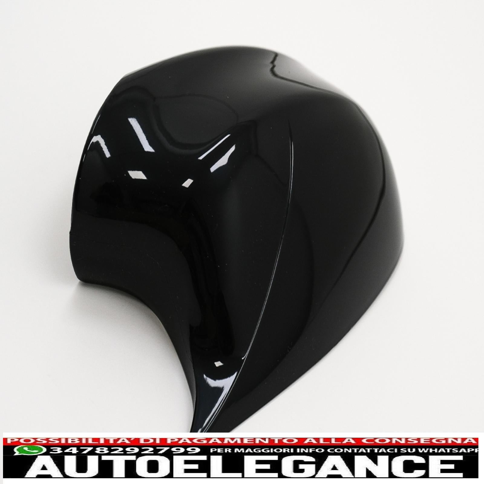 Calotte specchietti adatte per bmw serie 3 e90 e91 lci (2008-2011) m sport design nero lucido AUTOELEGANCERICAMBI