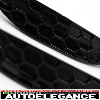 Copertura catarifrangente paraurti posteriore a nido d'ape adatta per vw golf 7 hatchback 5g (2013-2017) paraurti r / r-line AUTOELEGANCERICAMBI