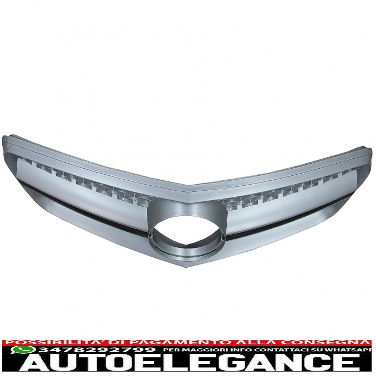 griglia anteriore adatta per mercedes classe c w204 s204 limousine station wagon (2007-2014) sport grigio scuro spazzolato sl look