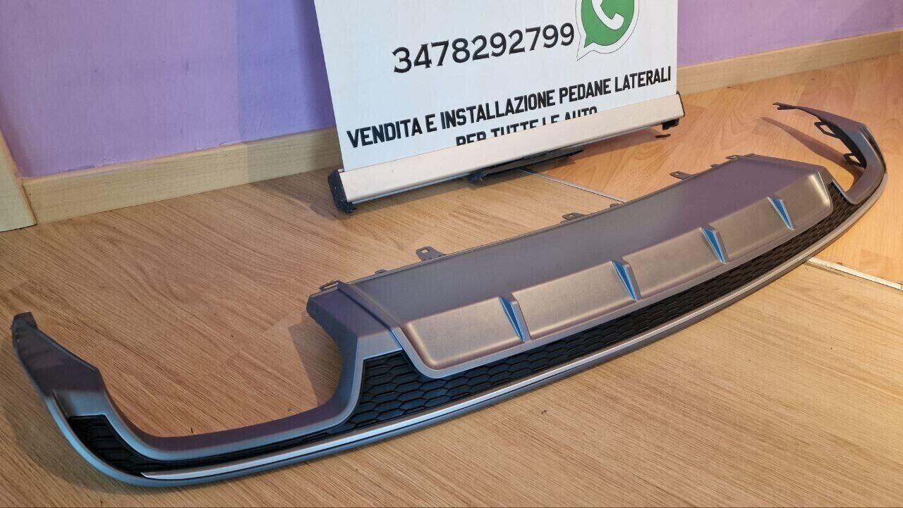 DIFFUSER SUITABLE FOR AUDI A6 4G C7 2015-2018 SLINE LOOK S6