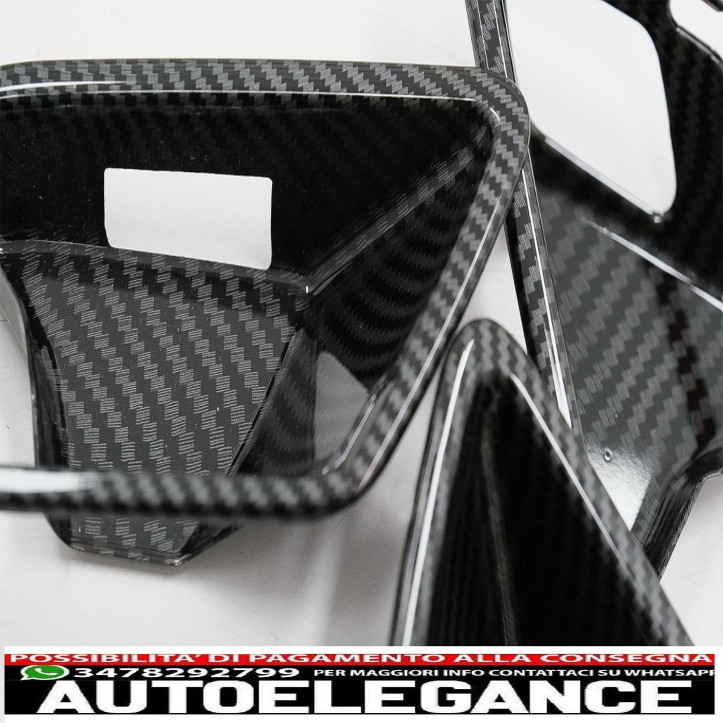 rivestimento interno della maniglia della copertura della portiera adatto per mercedes classe A w177 v177 (2018-up) guida a sinistra in carbonio