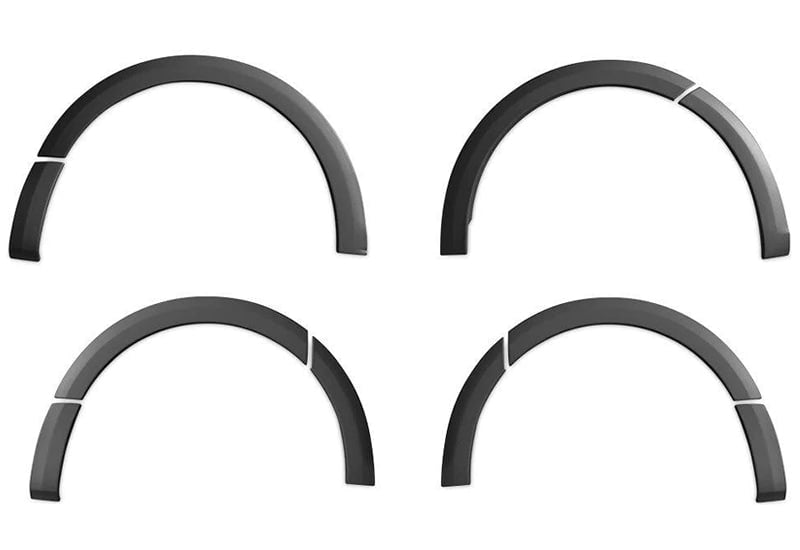 MUDGUARDS SUITABLE FOR VW CADDY 2015+ MATT BLACK SPORTY LOOK