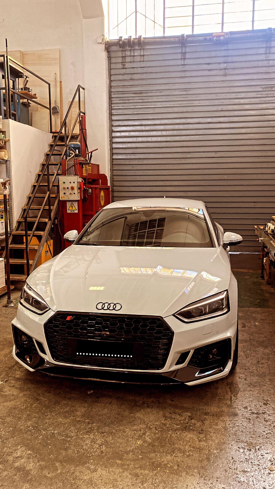 Front Bumper for Audi A5 F5 2017-2019 Quattro RS5 Look Grilles