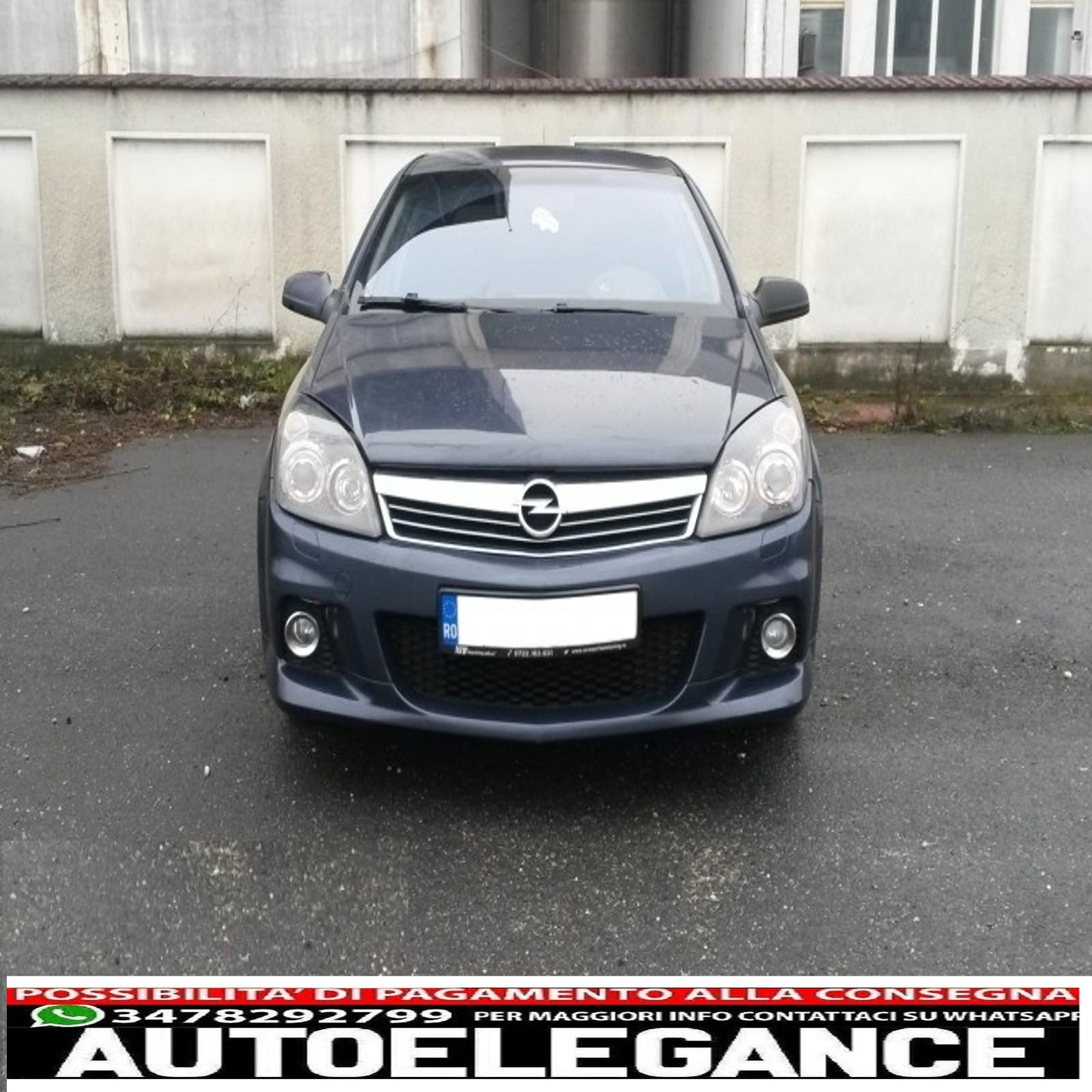 Paraurti anteriore adatto per opel astra h (2004-2009) design opc