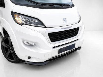 👉Splitter anteriore per Citroën Jumper/Peugeot Boxer MK3 FL 14-24 nero lucido👈