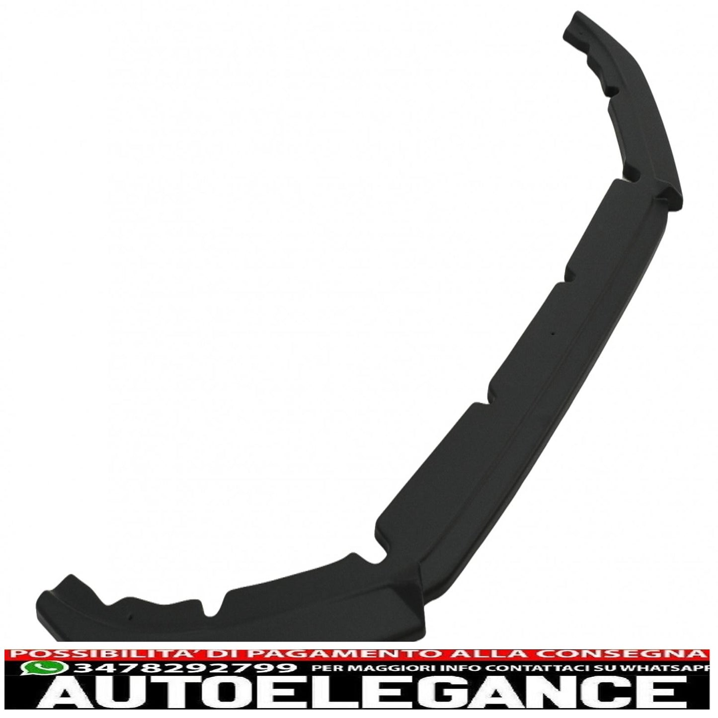 Front Bumper Lip Extension Spoiler Fit For Ford Puma (2019-up) Black 