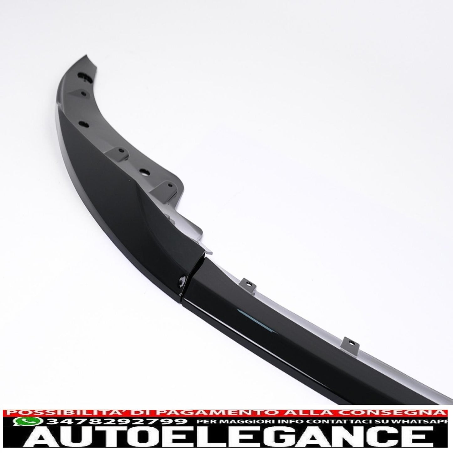 Front Bumper Spoiler Lip Fit For BMW 4 Series G22 Coupe G23 Cabrio G26 Gran Coupe (2020-up) M Sport Piano Black