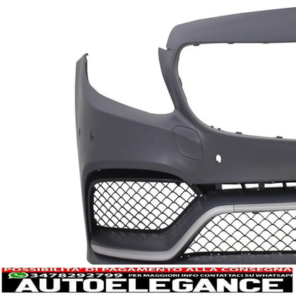 kit carrozzeria completo adatto per mercedes classe c w205 berlina (2014-2018) design c63