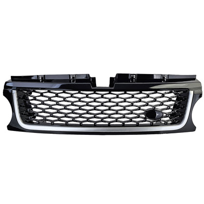GRILLE SUITABLE FOR RANGE ROVER SPORT L320 2010-2013 GLOSS BLACK LOOK - SATIN