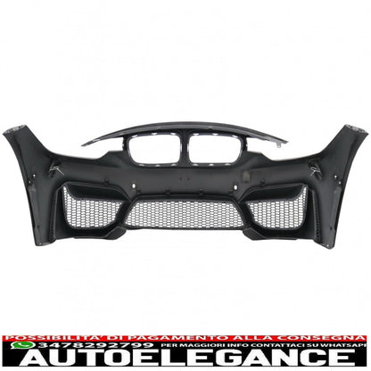 paraurti anteriore adatto per bmw serie 3 f30 f31 pre-lci e lci (2011-2018) design m4