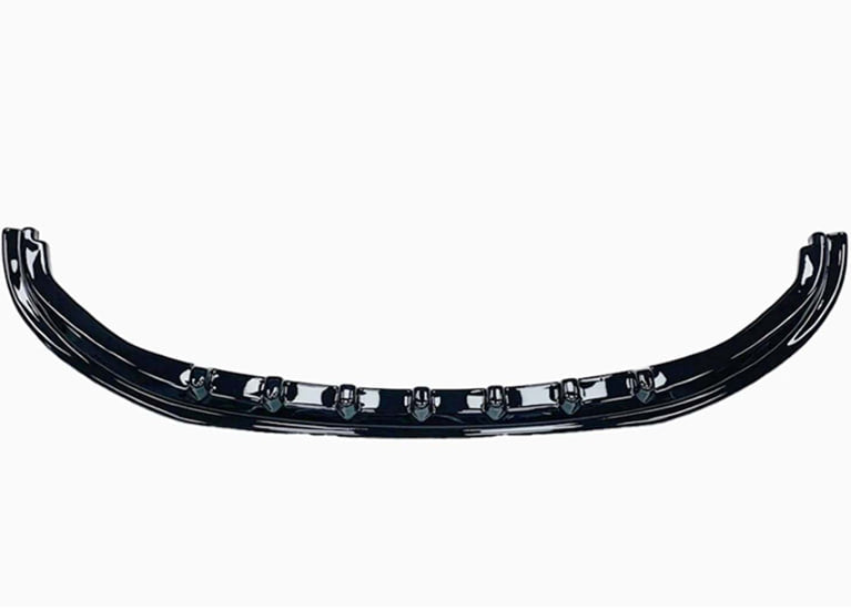 SPLITTER ANTERIORE ADATTO PER VW TRANSPORTER T6.2 2020+ NERO LOOK SPORTIVO