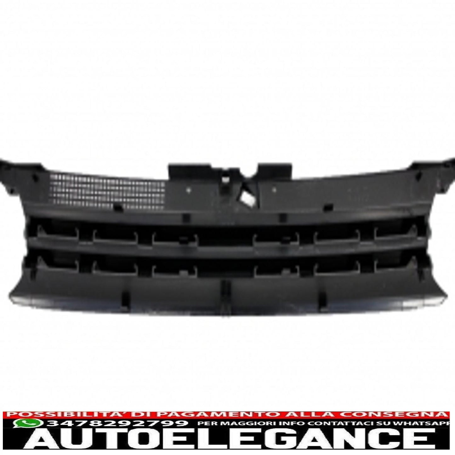 front bumper with spoiler and central grille suitable for vw golf iv 4 mk4 (1998-2004) look r32