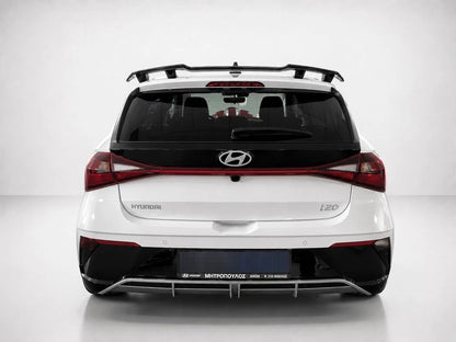 👉SPOILER POSTERIORE TETTO STILE N HYUNDAI I20 MK3 20- IN PU NON VERNICIATO👈