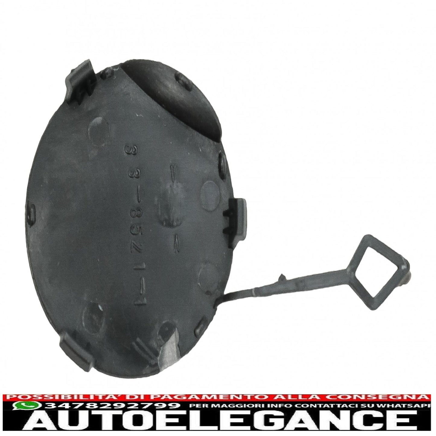 copertura gancio traino adatta solo per bmw serie 3 f30 (2011-2019) paraurti posteriore evo design AUTOELEGANCERICAMBI