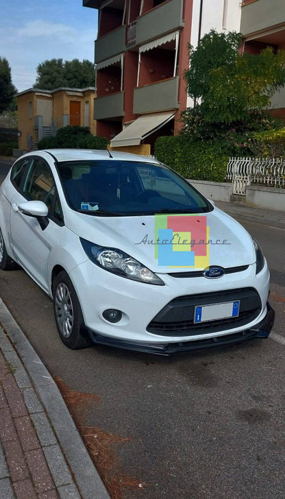 SPLITTER SOTTO PARAURTI ANTERIORE FORD FIESTA MK7 2012-2017 ABS NERO