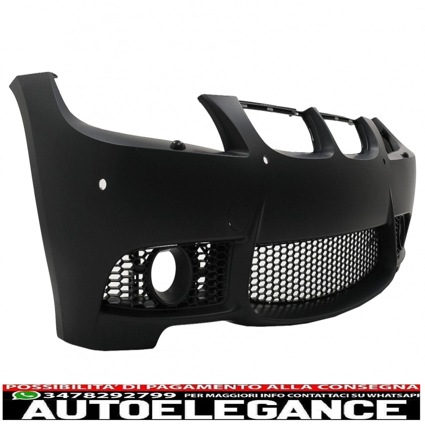 paraurti anteriore adatto per bmw serie 3 e90 berlina e91 touring (2004-2008) non lci m3 design sra pdc