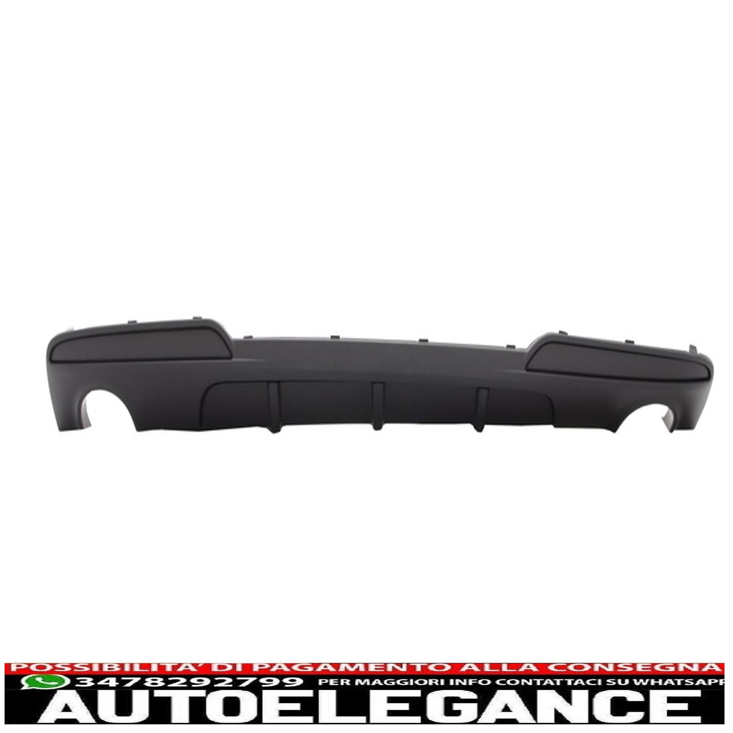 diffusore d'aria a doppia uscita singola adatto per bmw f10/f11 serie 5 (2010-2013) design m-performance