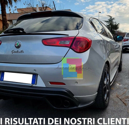DIFFUSER FOR ALFA ROMEO GIULIETTA QUADRIFOGLIO LOOK UNDER REAR BUMPER 