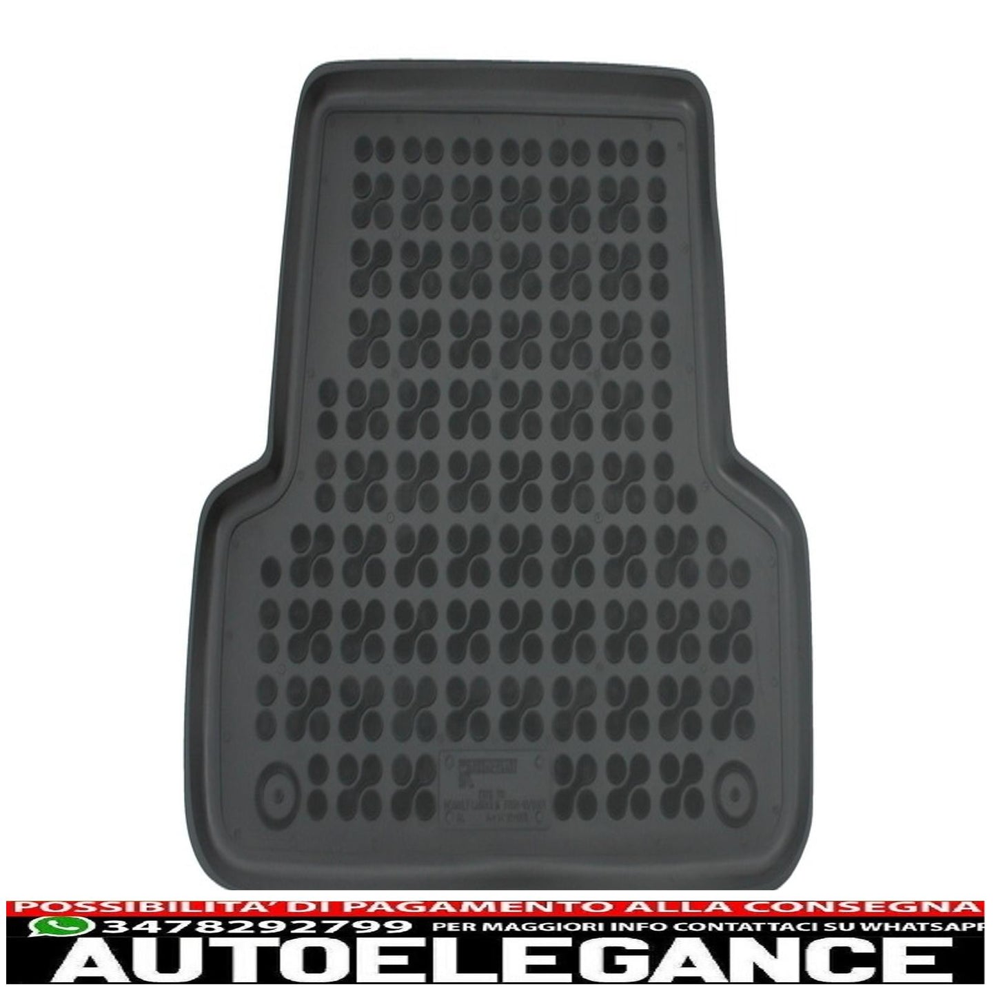 Black mat suitable for renault laguna iii 10/2007-2015