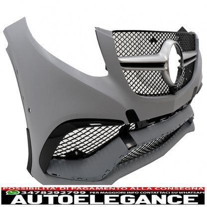 complete body kit suitable for mercedes gle coupé c292 (2015+) design all black edition 