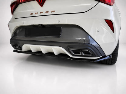 👉Splitter posteriore per Cupra Leon MK1 (2020-) in ABS nero lucido👈