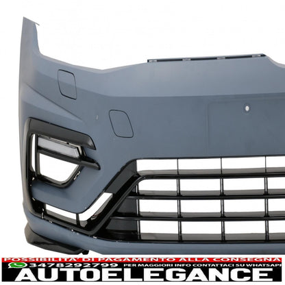 front bumper with led daytime running lights suitable for vw golf 7.5 (2017-2020) r design