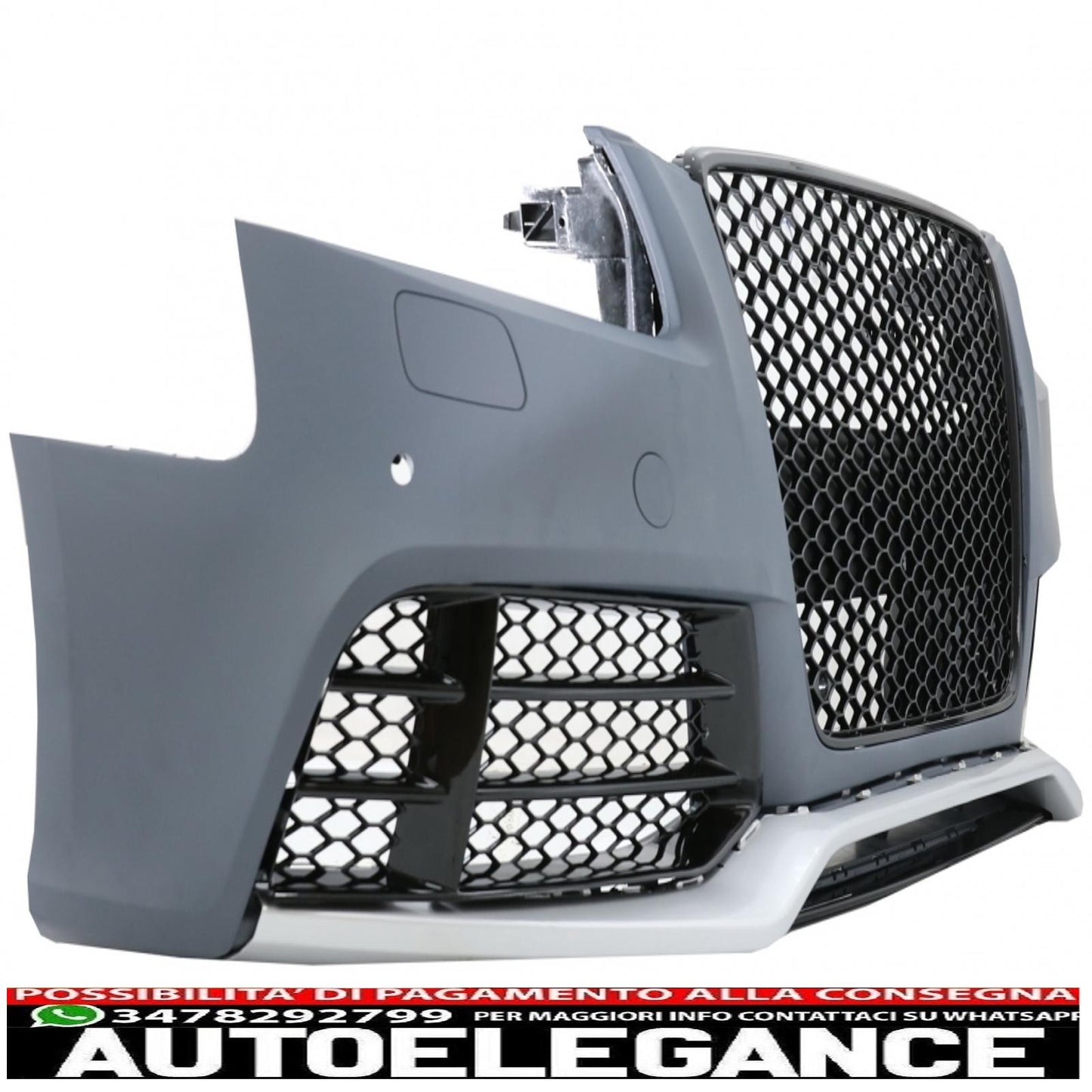 front bumper and additional spoiler in real carbon suitable for audi a5 8t pre restyling (2007-2011) rs5 design