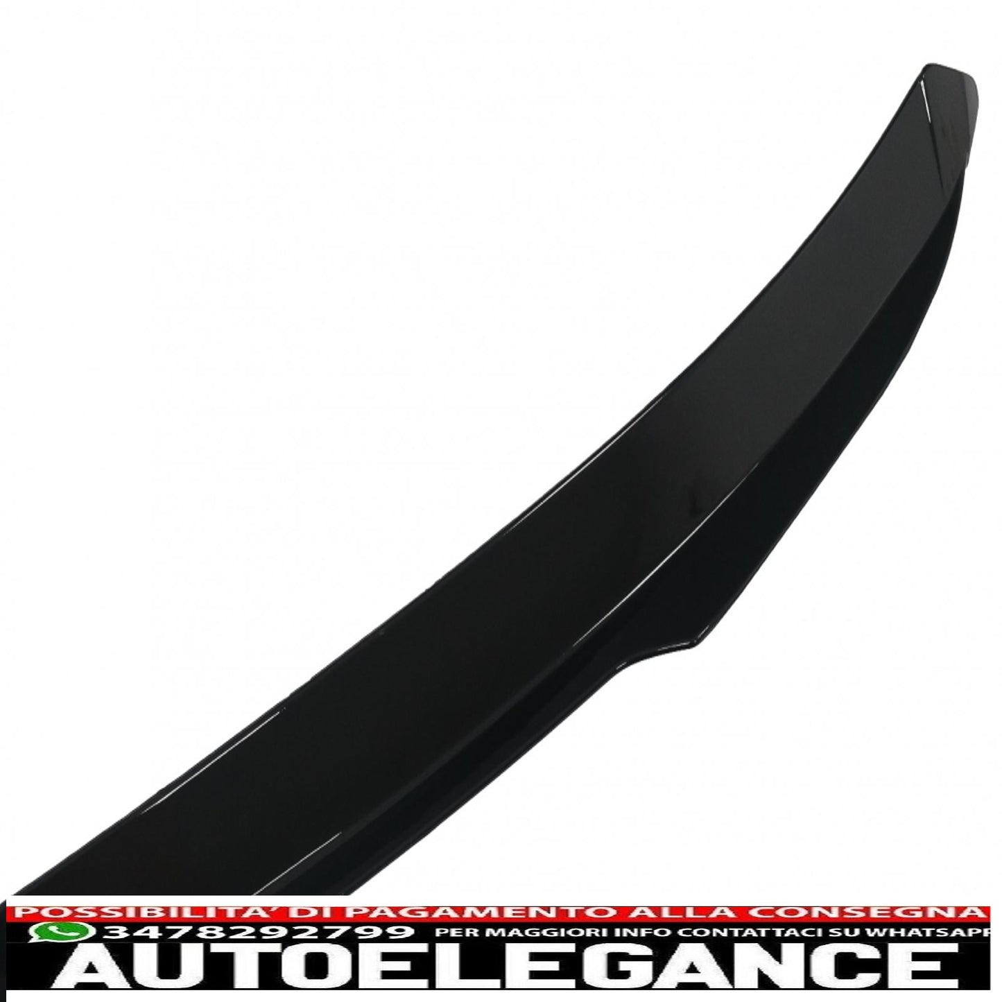 roof spoiler suitable for bmw 1 series f20 f21 (2011-2019) piano black