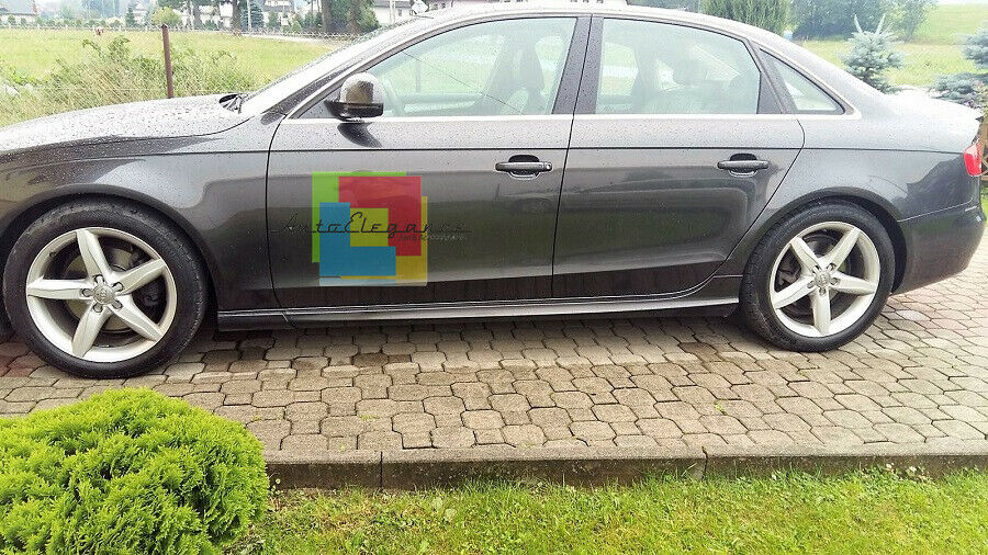 MINIGONNE ADATTE PER AUDI A4 B8 2007-2015 LOOK TUNING GREZZE DESIGN SPORTIVO