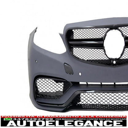 body kit suitable for mercedes e-class w212 facelift (2013-2016) e63 a-design edition black gloss 