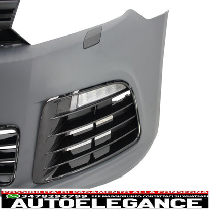 Front bumper suitable for vw golf 6 vi (2008-2013) r20 look 