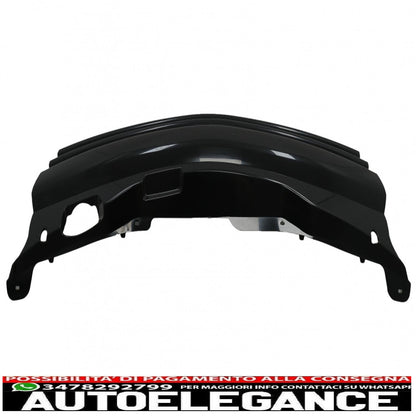 Sport front grille without badge suitable for opel astra h combi limousine 5 doors hatchback (2004-10.2006) piano black 
