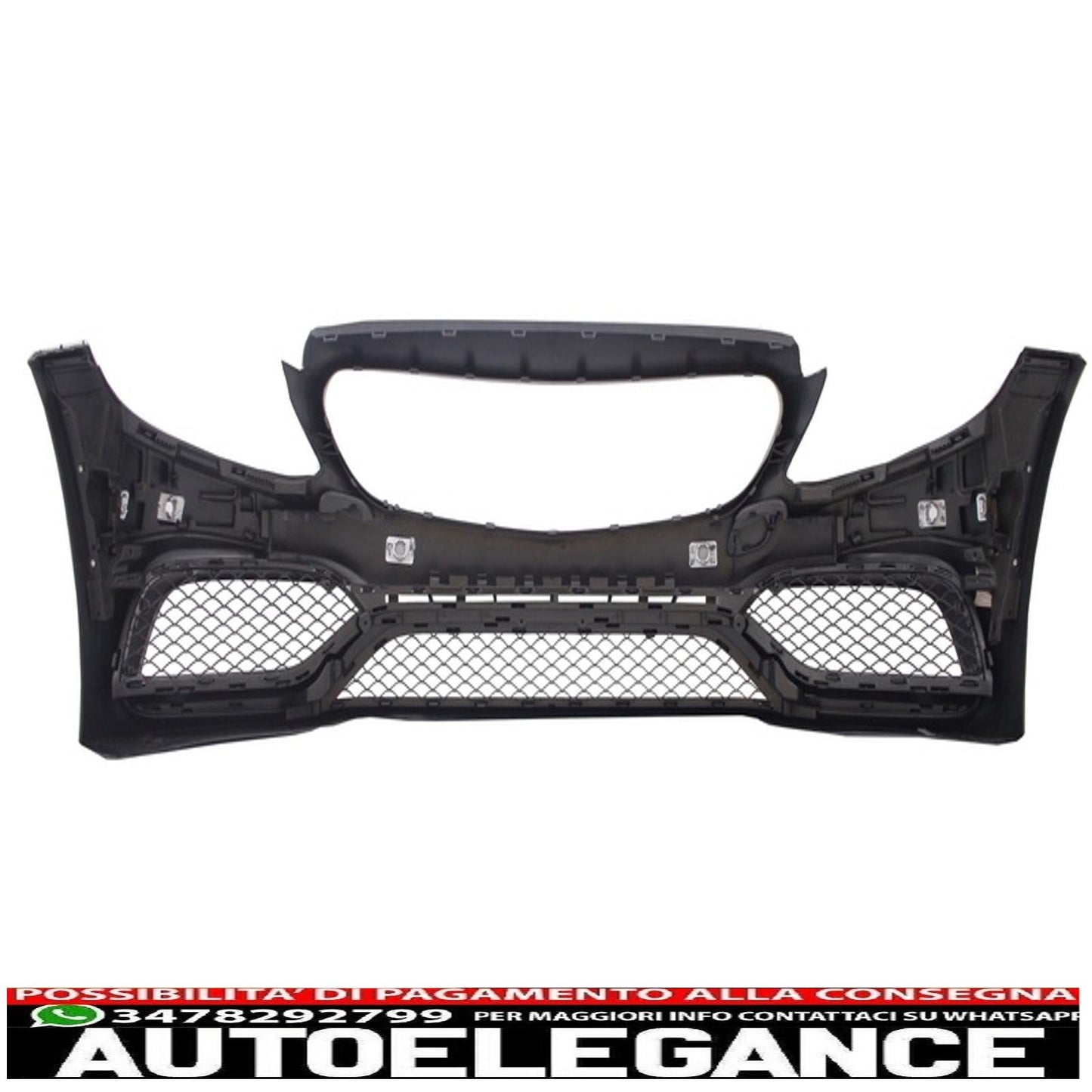 Complete body kit with front grille suitable for mercedes c-class w205 sedan (2014-2018) c63 a-design 